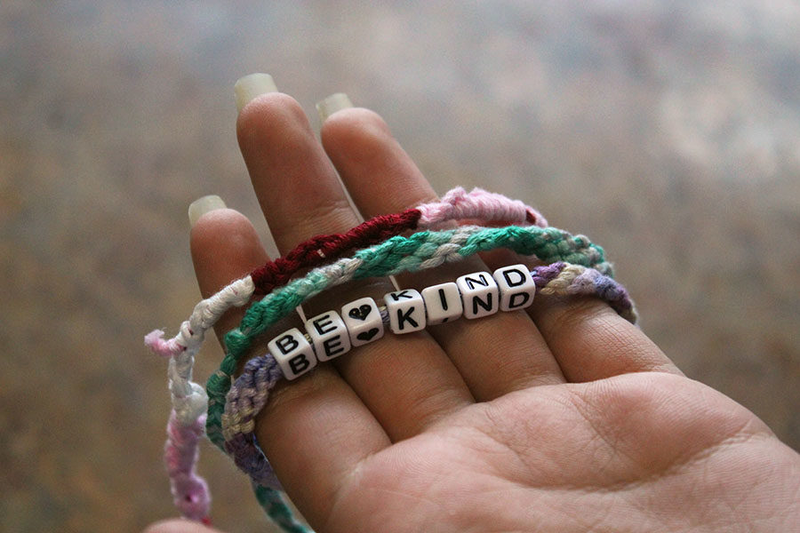 Sophomore+Brantley+Iba%C3%B1ez%27s+braided+and+beaded+bracelets+she+sells+custom+made.+